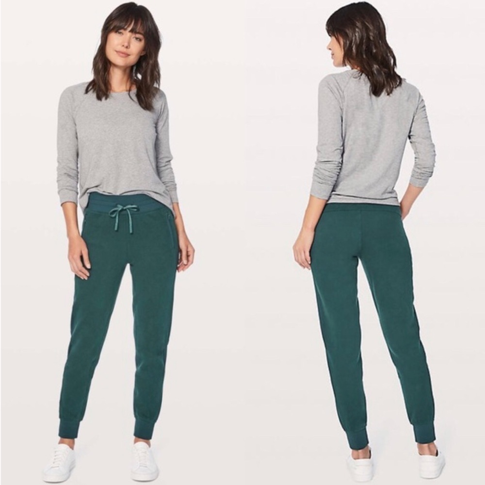 NWT Lululemon teal Get Going Jogger sz 4